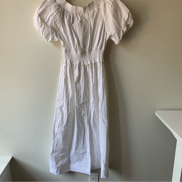A.L.C. Adena White Off shoulder Dress Sz 6 NWT - Picture 5 of 11